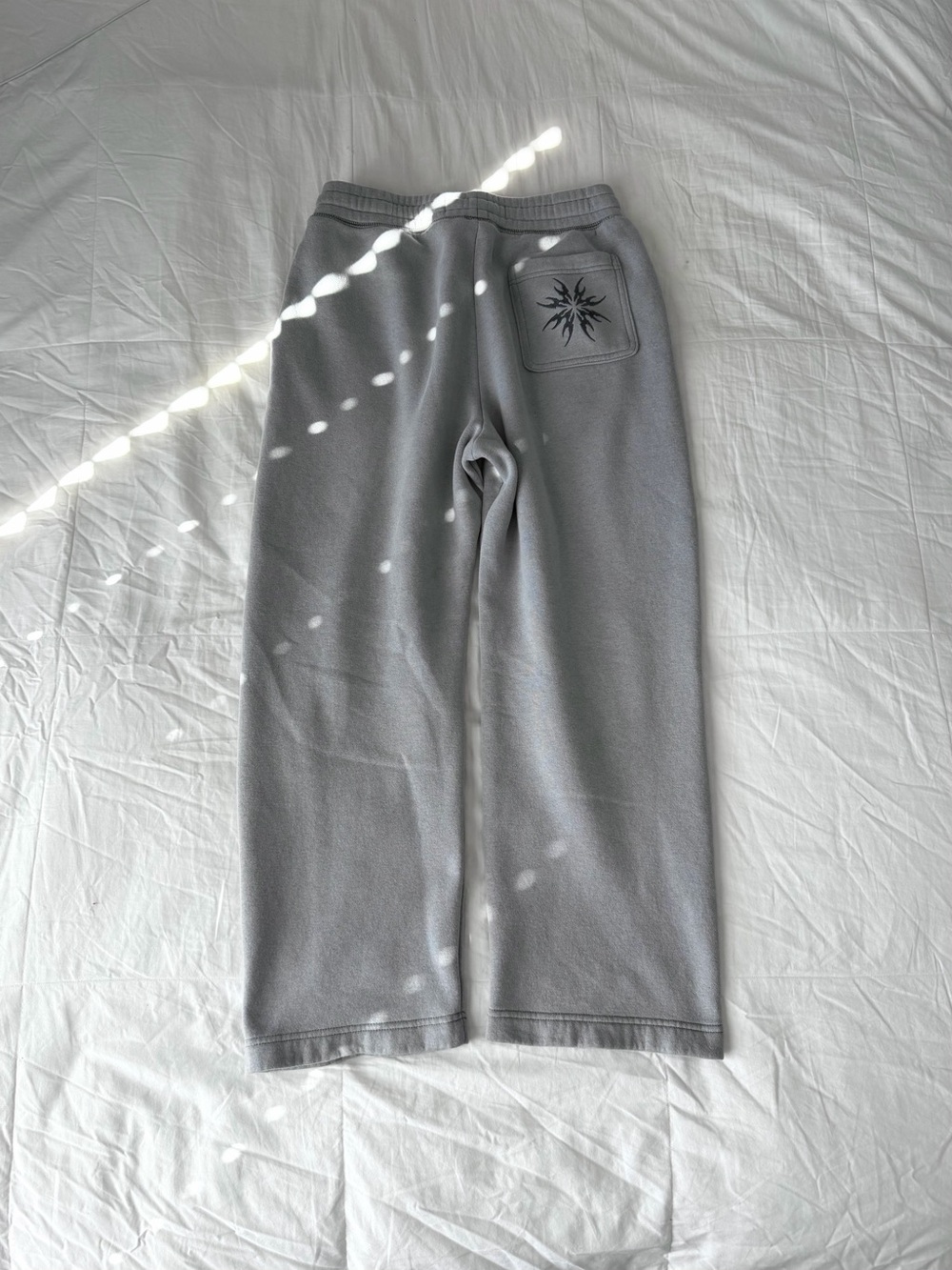 Hollister Grey Embroidered Back Pocket Drawstring Sweatpants (Men’s S)